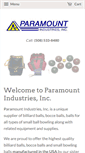 Mobile Screenshot of paramountindustriesinc.com